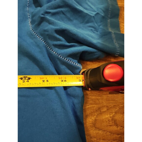 NWT Tommy Bahama Shirt Mens 3XL Blue V Neck Soft Tee Marina Blue Resort Wear - Picture 4 of 8